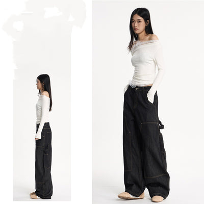 Pantalones Vaqueros de Trabajo Reforzados Corte Amplio A - Image 3