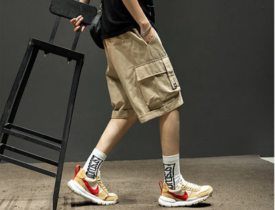Pantalones Cortos Cargo con Múltiples Bolsillos para Hombre - Verano - Image 8