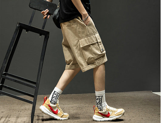 Pantalones Cortos Cargo con Múltiples Bolsillos para Hombre - Verano - Image 8