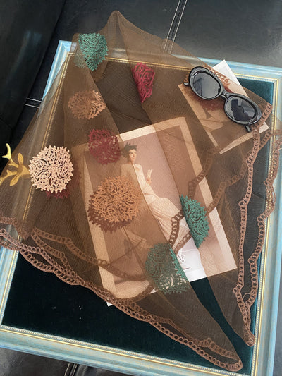 Pañuelo Coreano Bordado Versátil para Cualquier Ocasión - Image 16