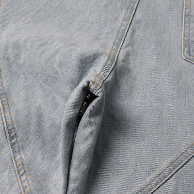 Jeans Anchos con Detalles de Diamantes para Mujer - Image 9