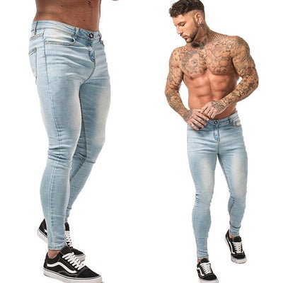 Pantalones Jeans Patchwork Fit Clásico para Hombre - Image 33
