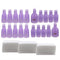 Kit Completo de Removedor de Esmalte con Pinzas y Adhesivo
