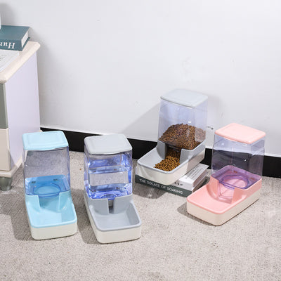 Dispensador Automático de Alimento y Agua para Mascotas