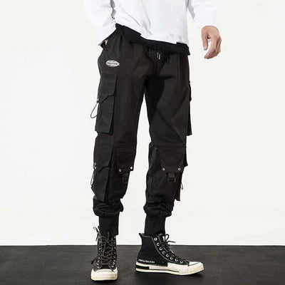 Pantalones Cargo Baggy Cropped para Hombre - Talla Grande - Image 3