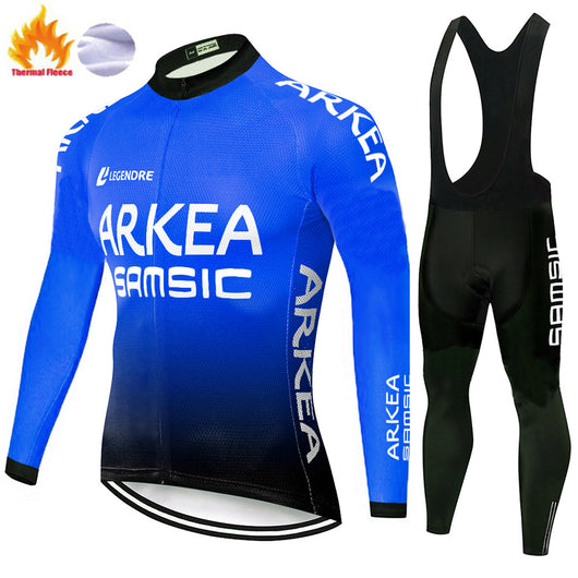 Jersey de Ciclismo Corto con Babero Térmico - Image 13