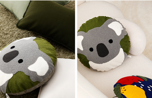 Almohada Sofá Redonda Infantil Diseño Adorable - Image 14