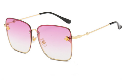 Gafas de Sol Cuadradas Abeja Europeas y Americanas para Mujer - Image 4