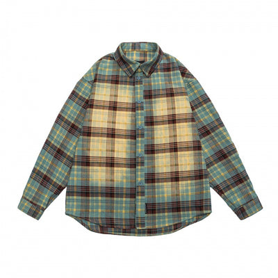 Camisa Colorblock de Manga Larga con Solapa - Image 8