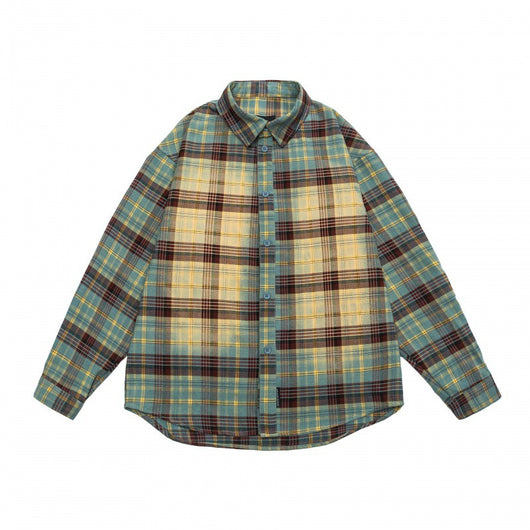 Camisa Colorblock de Manga Larga con Solapa - Image 8