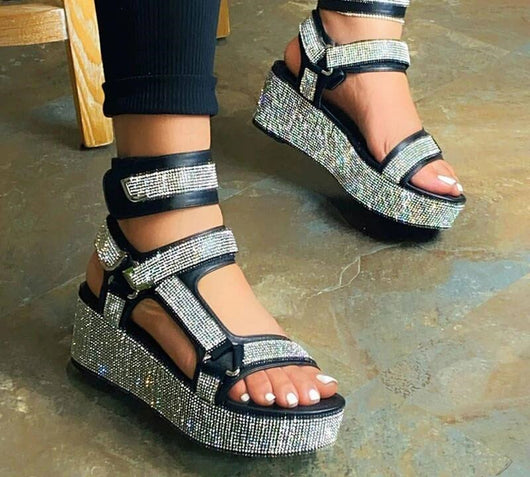 Sandalias Plataforma Pez Mujer - Zapatos Casuales Cómodos - Image 11