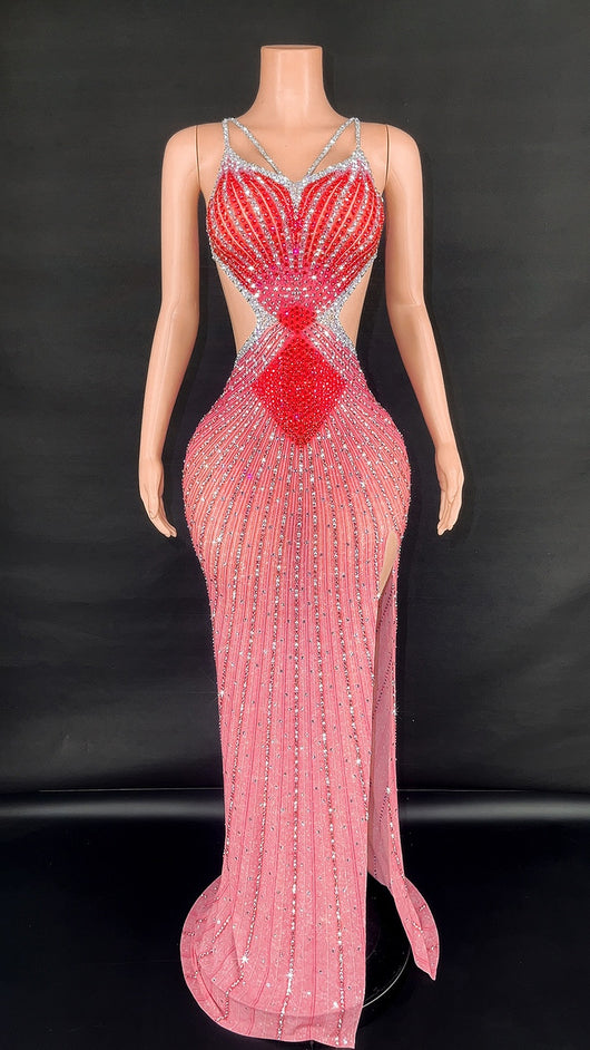 Vestido Bodycon Brillante sin Mangas con Cintura Ajustada para Fiesta y Presentaciones - Image 16