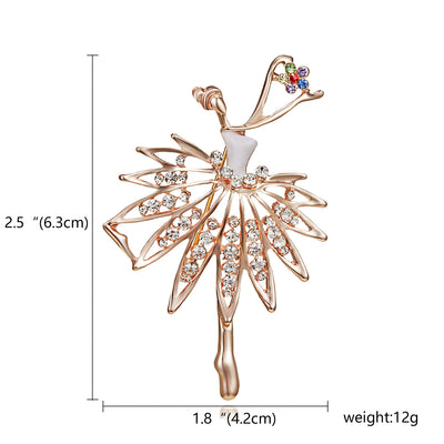 Broche Bailarina con Perlas y Cristales - Accesorio Deportivo para Mujeres - Image 21