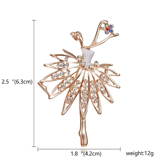 Broche Bailarina con Perlas y Cristales - Accesorio Deportivo para Mujeres - Image 21