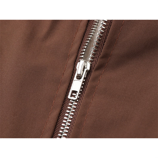 Chaqueta Suéter Bicolor de Lana de Cordero Suelta y Casual - Image 9
