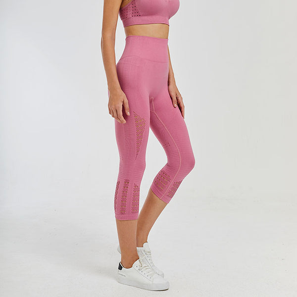 Pantalones Cortos Deportivos Cintura Alta con Soporte Elástico