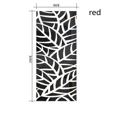 Espejo Adhesivo con Patrón de Plantas para Decoración Moderna - Image 5