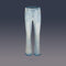 Pantalones Retro Desgastados con Efecto Vintage y Detalles Rasgados