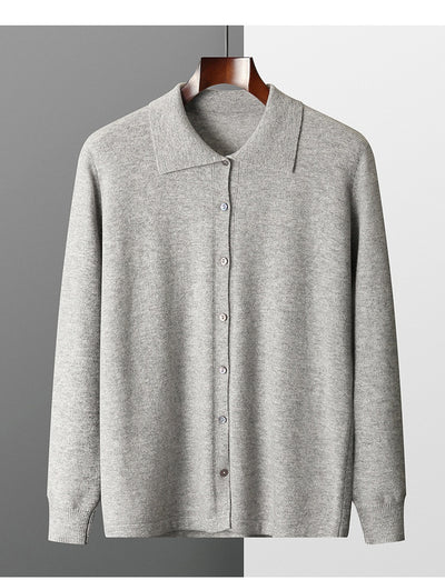 Camisa Interior Clásica de Botones y Color Sólido para Hombre - Image 11