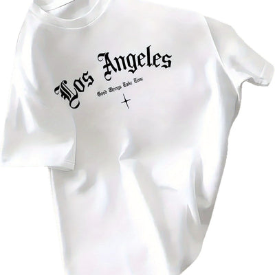 Playera Casual Los Angeles Cuello Redondo Hombre - Image 5