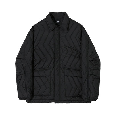 Chaqueta Polo de Algodón para Hombre Estilo Coreano Invierno - Image 4