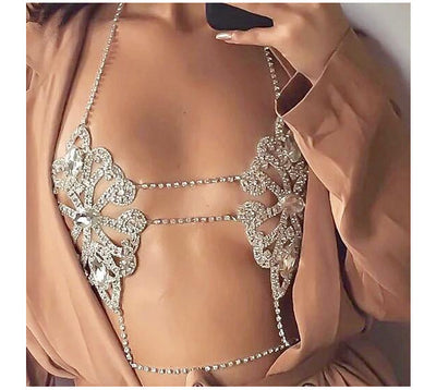 Traje de Cadenas Metálicas Elegante - Estilo Influencer