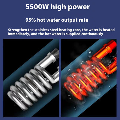 Calentador de Agua Eléctrico Compacto con Tecnología Inteligente y Conversión de Frecuencia - Image 15