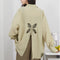 Blusa Holgada Verde Protección Solar con Espalda Calada