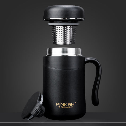 Taza Térmica para Oficina 350ml con Colador Integrado