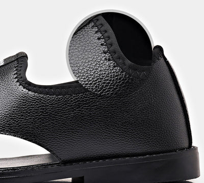 Sandalias Casuales de Cuero Roman para Hombre - Suela Antideslizante - Image 15