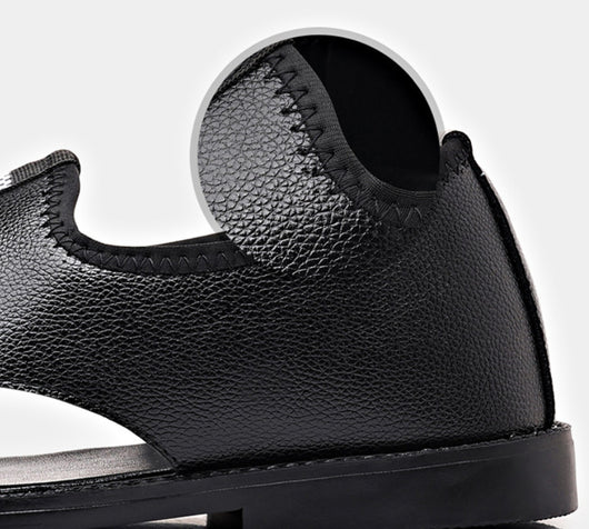 Sandalias Casuales de Cuero Roman para Hombre - Suela Antideslizante - Image 15