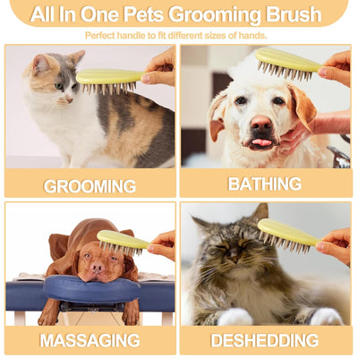 Cepillo de Silicona para Baño de Perros y Gatos - Masaje y Limpieza Profunda - Image 13