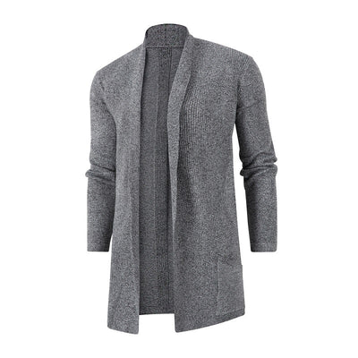 Cardigan Tejido Slim Fit Talla Grande para Hombre - Image 11