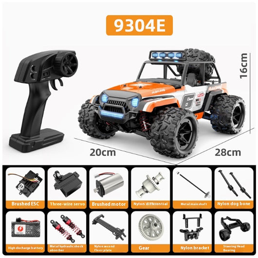 Auto Control Remoto 4x4 Todoterreno de Alta Velocidad con Ruedas Grandes - Image 9
