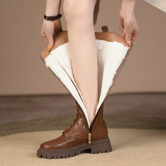 Botas de Algodón Grueso Antideslizantes para Mujer - Image 12