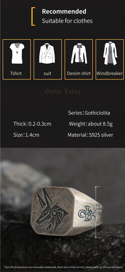 Anillo de Plata Tailandesa Ojo de Horus - Símbolo Egipcio de Protección - Image 8