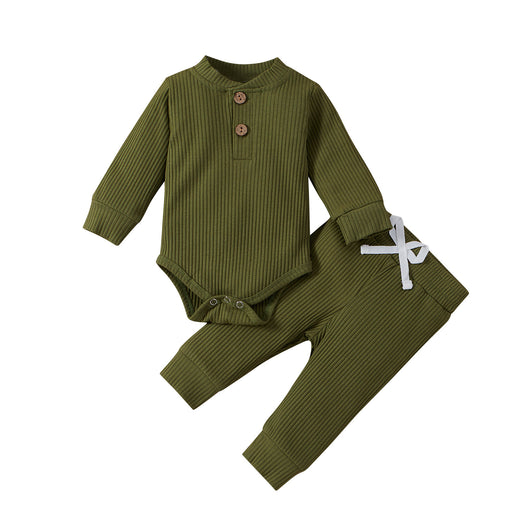 Conjunto de Enterizo y Pantalón de Cuello Alto para Niños y Niñas - Image 15