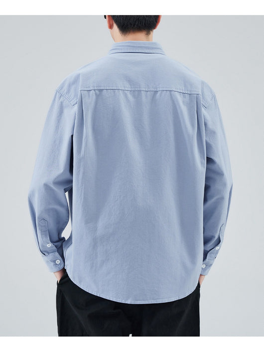 Camisa Suelta de Algodón Premium para Hombre - Image 13