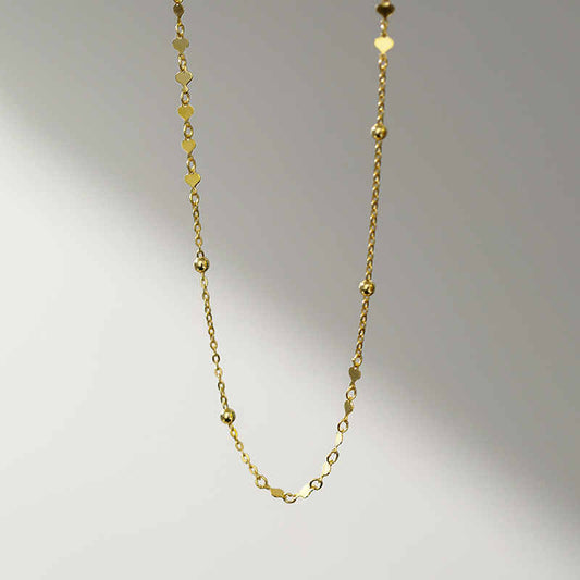 Collar de Plata Esterlina Cadena Escote Minimalista - Image 2