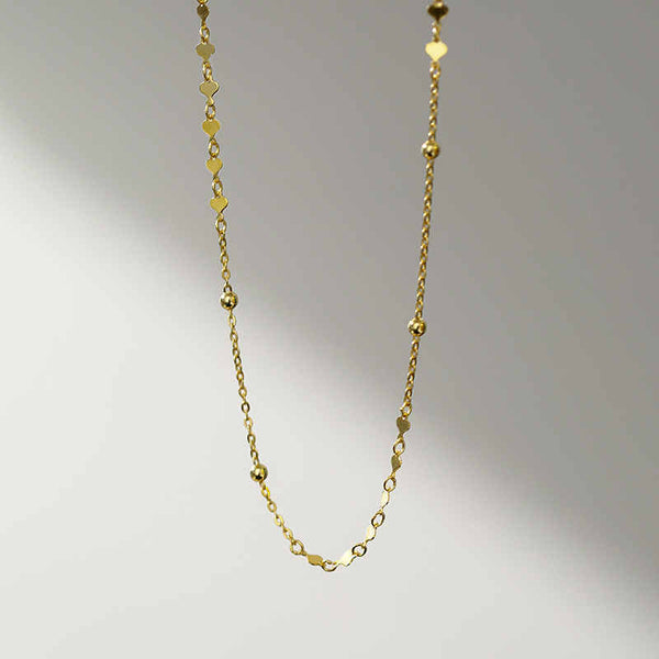 Collar de Plata Esterlina Cadena Escote Minimalista - Image 2