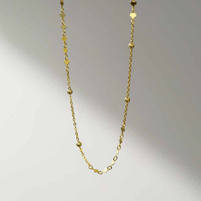 Collar de Plata Esterlina Cadena Escote Minimalista - Image 2