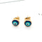 Aretes Vintage Esmaltados Redondos para Mujer