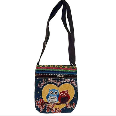 Bolso Bandolera Bordado Étnico con Elefante y Mariposa Estilo Chino - Image 33