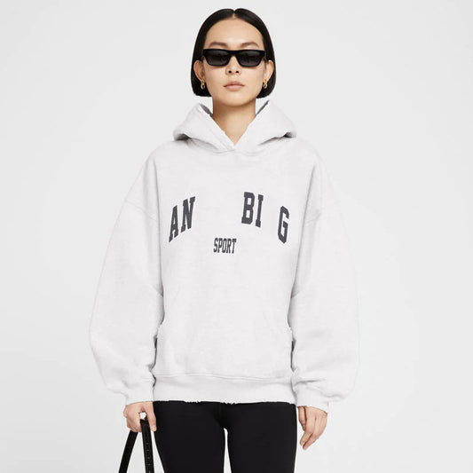 Suéter Holgado con Estampado de Letras - Versátil y Cómodo