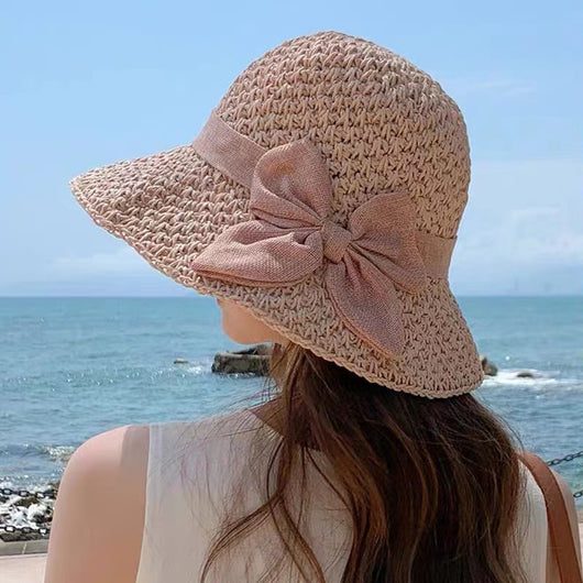 Sombrero de Paja Japonés con Moño Simple - Versátil para Todos los Estilos - Image 10