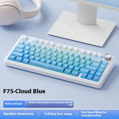 Teclado Inalámbrico Mecánico Hot Plug Trimodal Bluetooth - Image 9