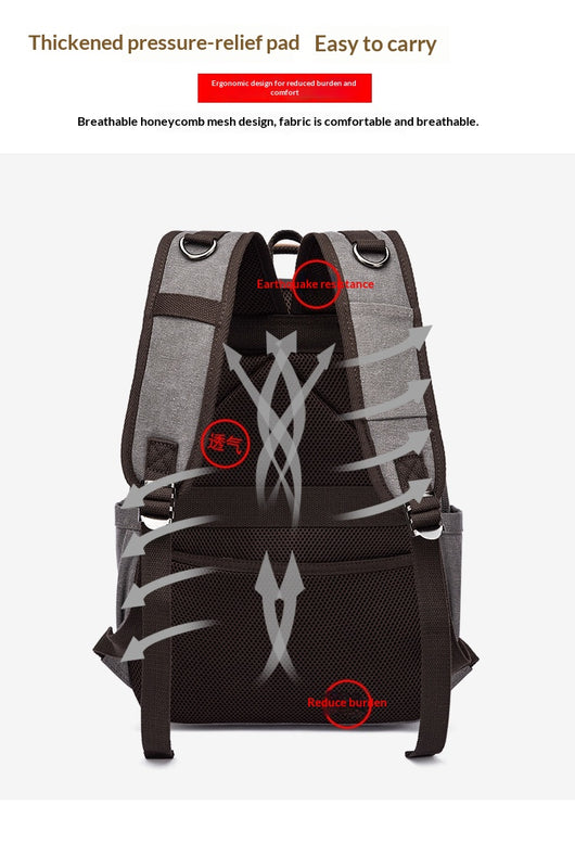 Mochila Minimalista para Hombre con Gran Capacidad - Image 18