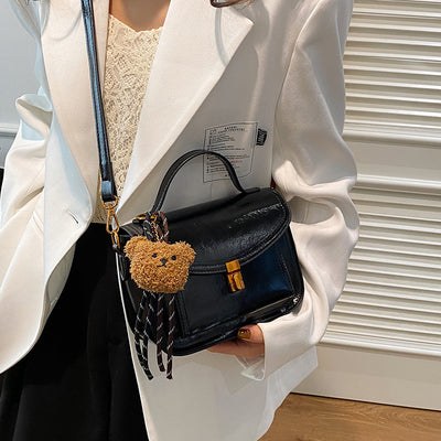 Bolso Cuadrado Retro Portátil - Diseño Versátil para Todo Ocasión - Image 4