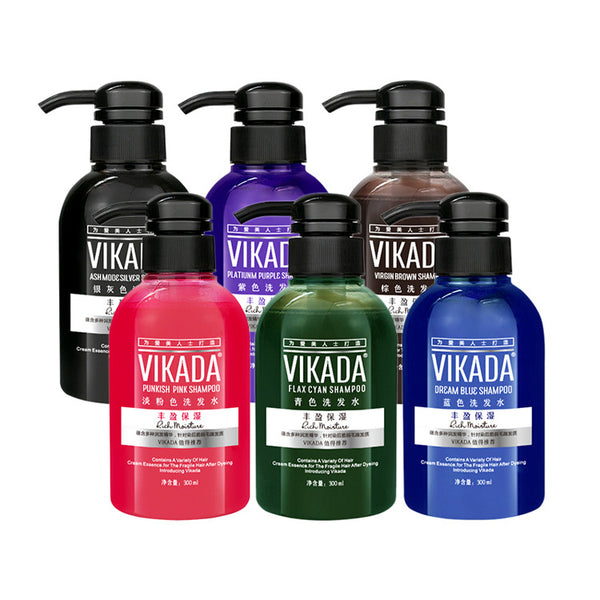 Champú Fijador de Color Gris Azulado - Cuidado Intenso