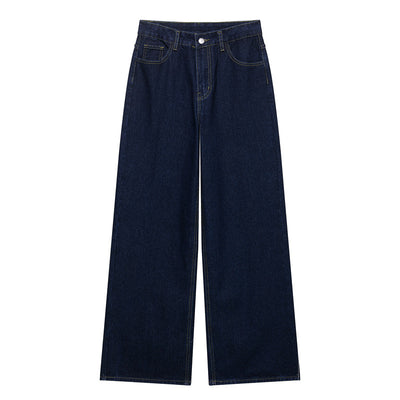 Conjunto Denim Vintage Azul Suelto - Camisa Manga Larga y Pantalón - Image 31